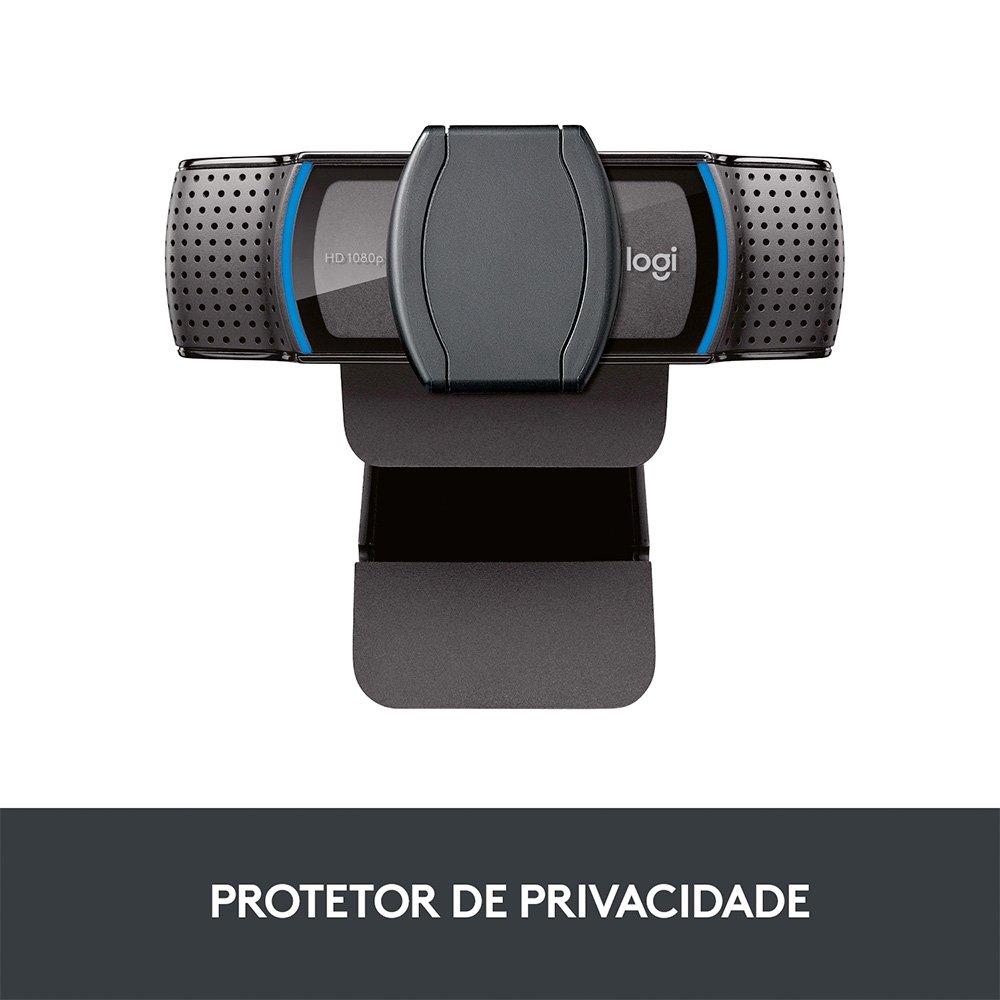 Webcam Full HD Logitech C920s Pro | KaBuM!