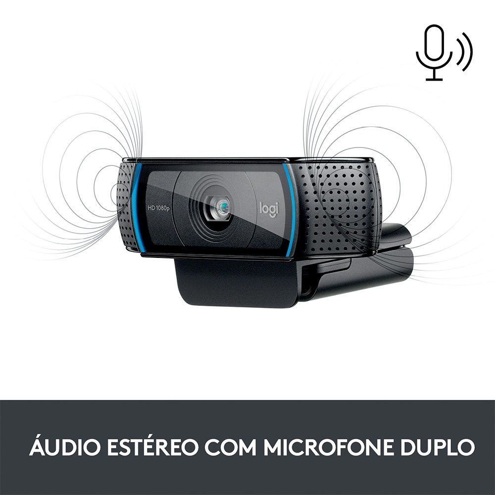 Webcam Full HD Logitech C920s Pro | KaBuM!