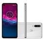 Smartphone Motorola Moto One Action, 128GB, 16MP, Tela 6.3´, Branco Polar + Capa - XT2013-1