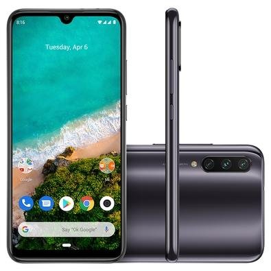 Menor preço em Smartphone Xiaomi Mi A3, 64GB, 48MP, Tela 6.088´, Cinza + Capa - CX280CIN 