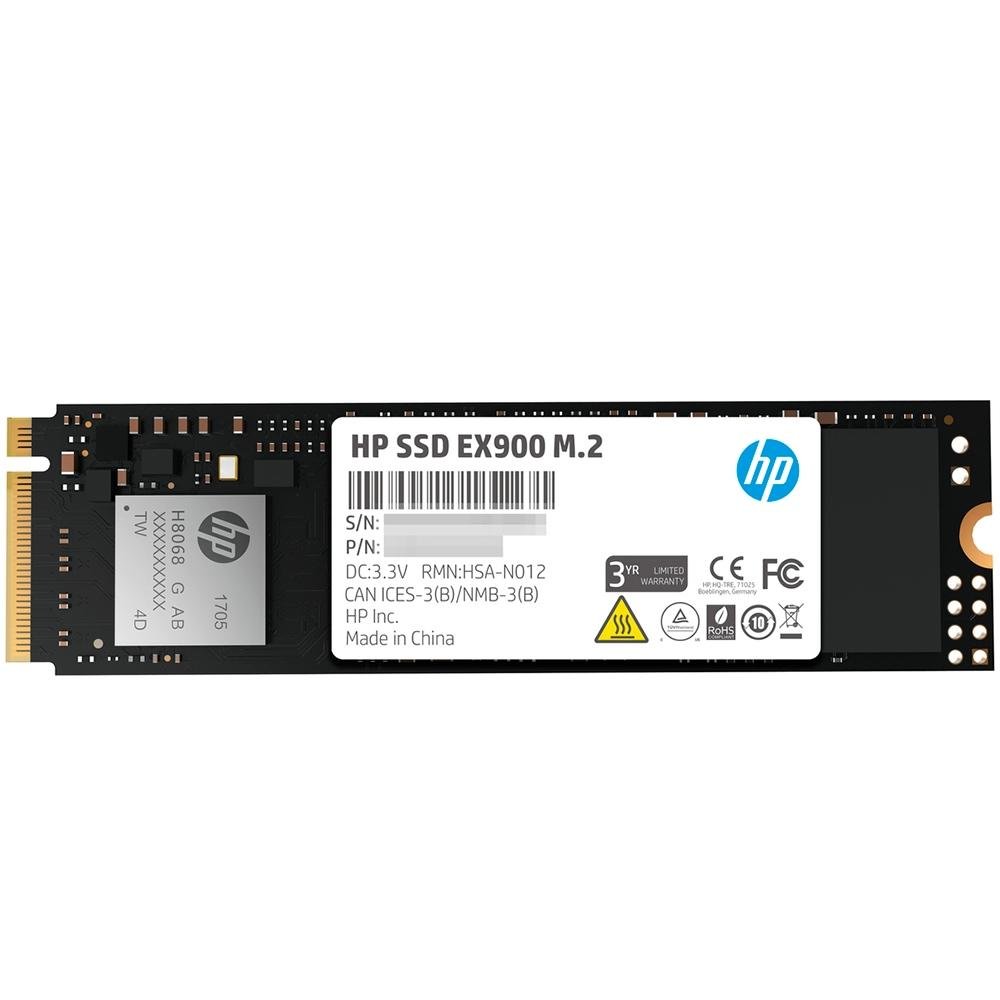 SSD 1 TB HP EX900, M.2, PCIe NVMe, Leitura: 2150MB/s e Gravação: 1815MB/s - 5XM46AA#ABC SSD 1 TB HP EX900, M.2, PCIe NVMe, Leitura: 2150MB/s e Gravação: 1815MB/s - 5XM46AA#ABC