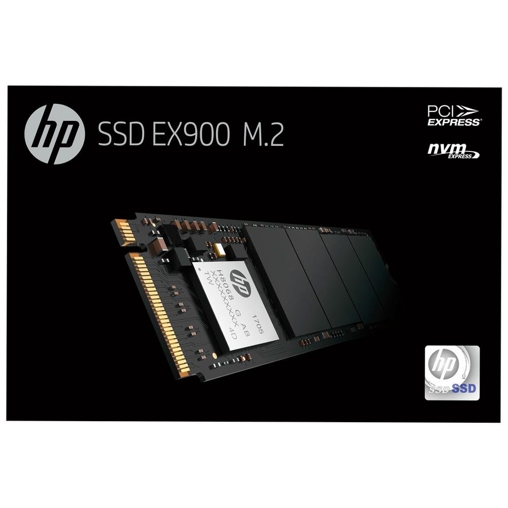 SSD 1 TB HP EX900, M.2, PCIe NVMe, Leitura: 2150MB/s e Gravação: 1815MB/s - 5XM46AA#ABC SSD 1 TB HP EX900, M.2, PCIe NVMe, Leitura: 2150MB/s e Gravação: 1815MB/s - 5XM46AA#ABC