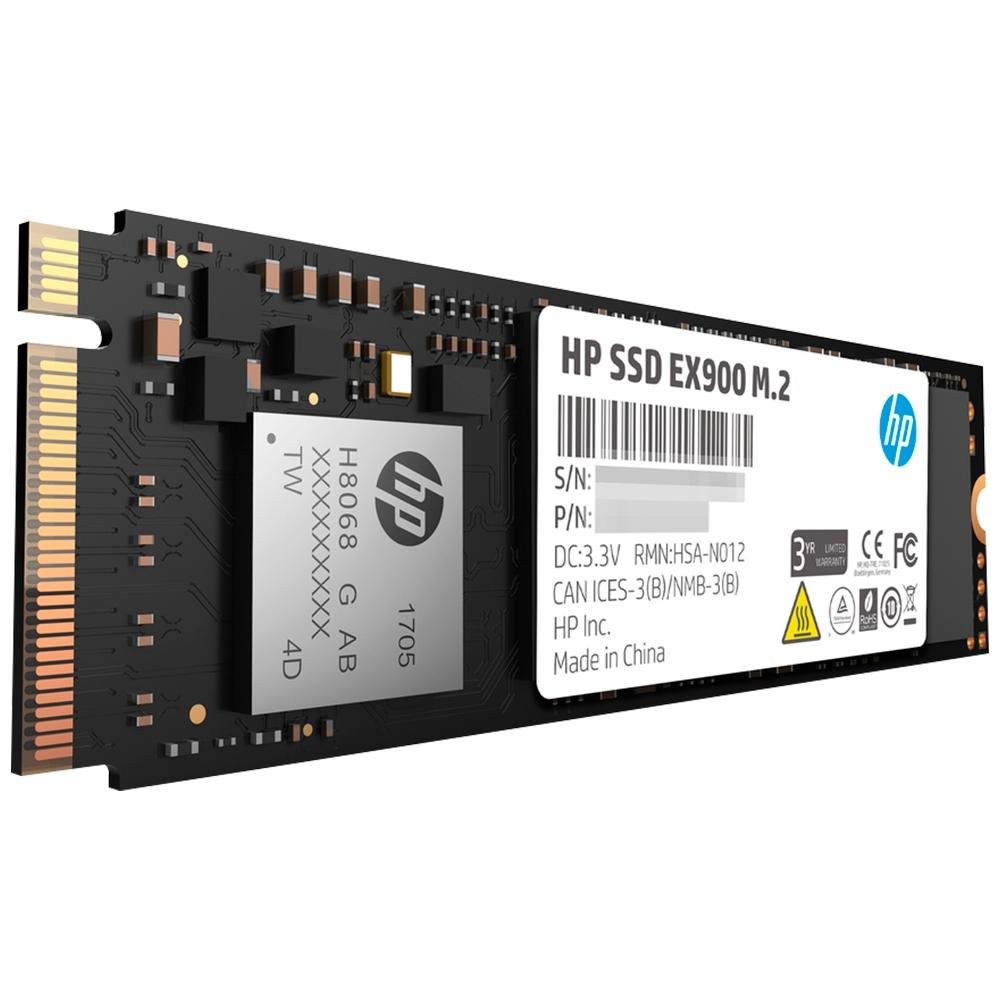 SSD 1 TB HP EX900, M.2, PCIe NVMe, Leitura: 2150MB/s e Gravação: 1815MB/s - 5XM46AA#ABC SSD 1 TB HP EX900, M.2, PCIe NVMe, Leitura: 2150MB/s e Gravação: 1815MB/s - 5XM46AA#ABC