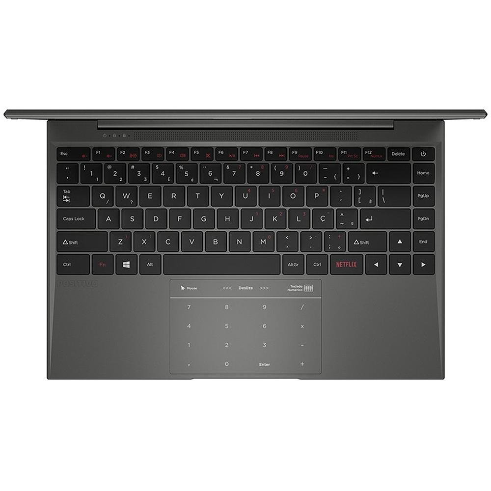 Notebook Positivo Motion C 4500C, Intel Celeron N4000 Dual-Core, 4GB RAM, 500GB, 14", Windows 10 Home, Cinza Escuro - 3001444 Notebook Positivo Motion C 4500C, Intel Celeron N4000 Dual-Core, 4GB RAM, 500GB, 14", Windows 10 Home, Cinza Escuro - 3001444