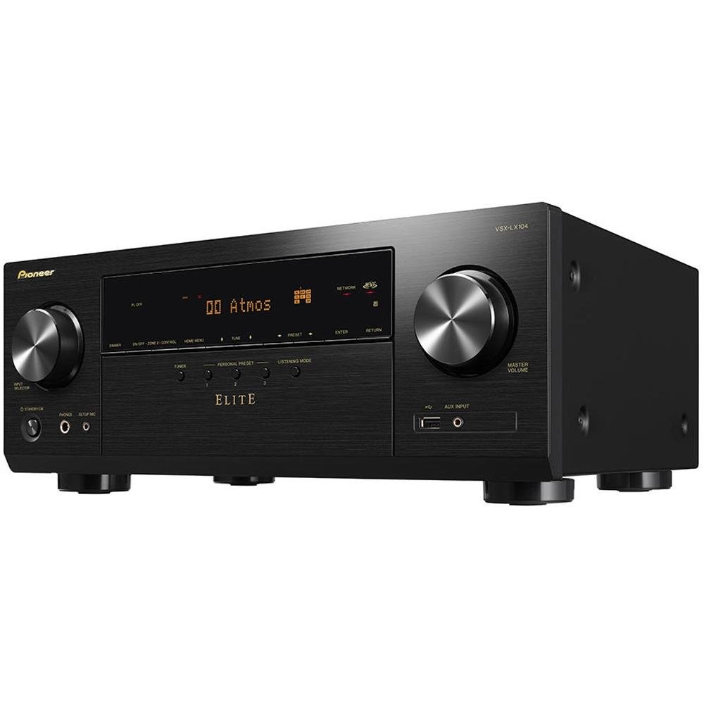 Receiver Pioneer Elite VSX-LX104 7.2ch 4K, 7 Canais - VSX-LX104 Receiver Pioneer Elite VSX-LX104 7.2ch 4K, 7 Canais - VSX-LX104