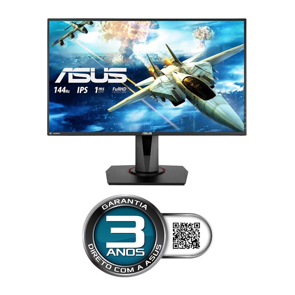 Monitor Gamer Asus 27' IPS, Wide, 144 Hz, Full HD, 1ms, Adaptive