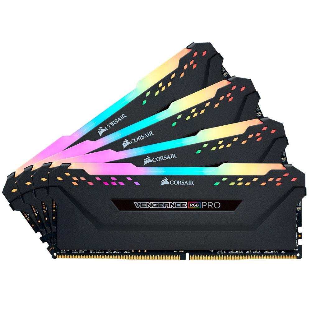 Memória Corsair Vengeance RGB Pro, 32GB (4x8GB), 3200MHz, DDR4