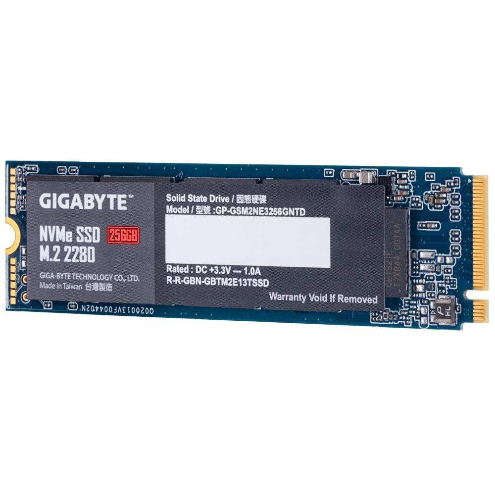 SSD Gigabyte 256GB, M.2, PCIe, NVMe | KaBuM!