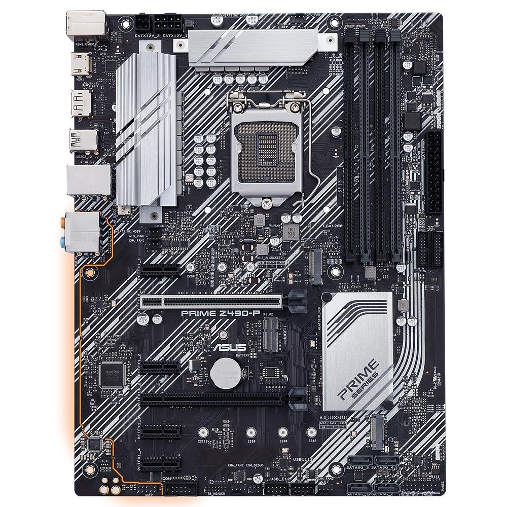ASUS PRIME Z490-P マザーボード Placa mãe ATX ASUS Prime Z490-P LGA 1200 (Intel 10th Gen) (Dual M