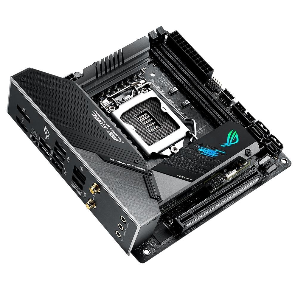 Placa Mãe Asus ROG Strix Z490-I Gaming, Intel LGA 1200, Mini-ITX