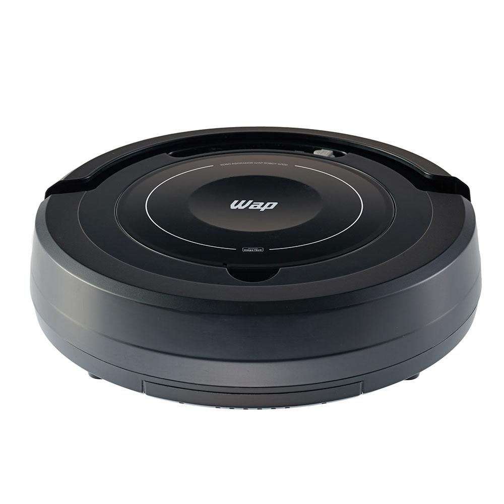 Aspirador de Pó Robô WAP ROBOT W100 Automático com MOP e Sensores Varre Aspira e Passa Pano, Carregador Bivolt - FW007429 Aspirador de Pó Robô WAP ROBOT W100 Automático com MOP e Sensores Varre Aspira e Passa Pano, Carregador Bivolt - FW007429