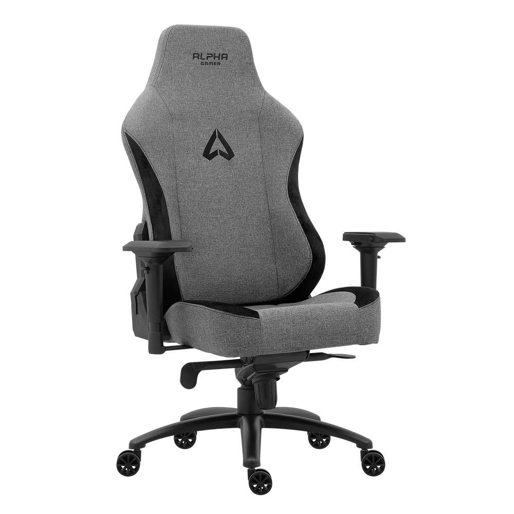 Cadeira Gamer Alpha Gamer Nebula Fabric, Até 150 kg, Apoio de Braço 4D, Reclinável, Cinza - AGNEBULA Cadeira Gamer Alpha Gamer Nebula Fabric, Até 150 kg, Apoio de Braço 4D, Reclinável, Cinza - AGNEBULA