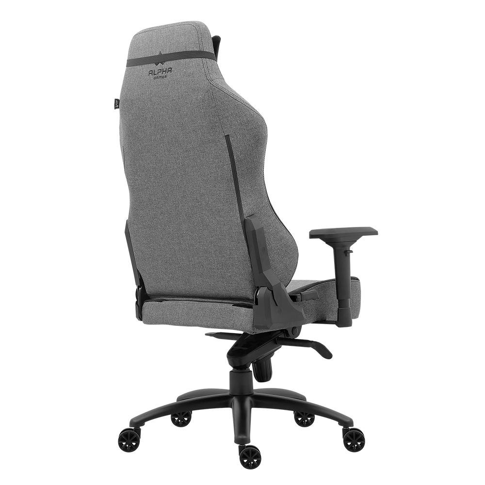 Cadeira Gamer Alpha Gamer Nebula Fabric, Até 150 kg, Apoio de Braço 4D, Reclinável, Cinza - AGNEBULA Cadeira Gamer Alpha Gamer Nebula Fabric, Até 150 kg, Apoio de Braço 4D, Reclinável, Cinza - AGNEBULA