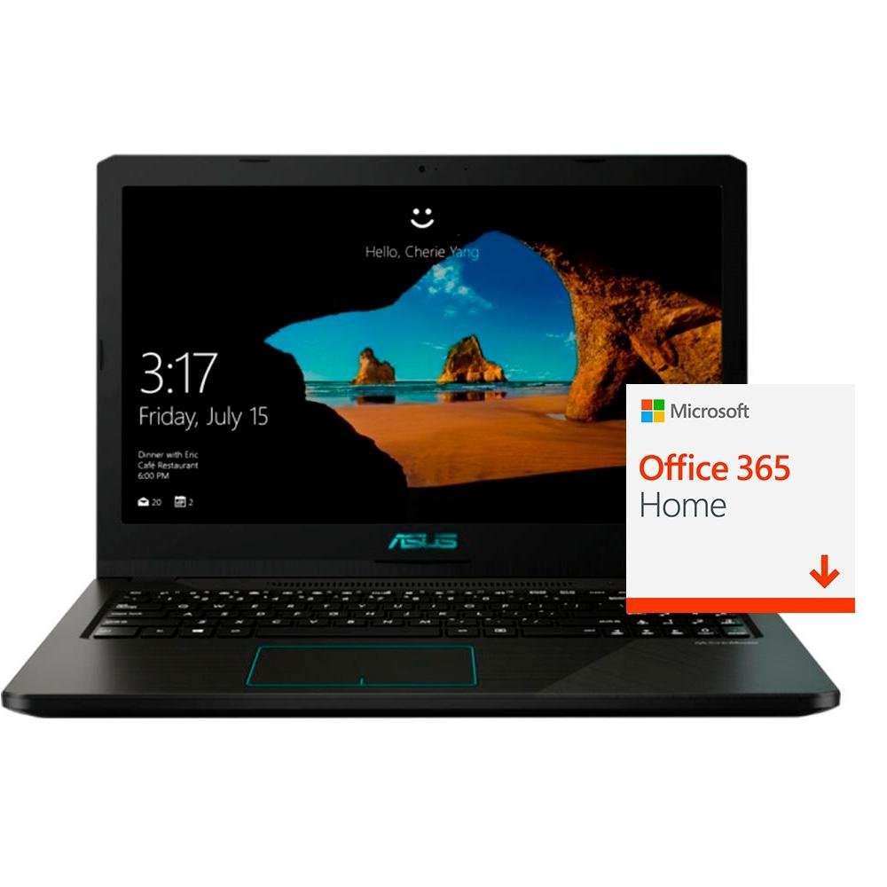 Notebook Gamer Asus AMD Ryzen 5 3500U, 8GB, 1TB, NVIDIA GTX1050 4GB, Windows 10 Home, 15.6´, Preto/Azul - M570DD-DM122T + Microsoft Office 365 Home 2019 ESD 6 PCs 32/64 Bits 6GQ-00088 - Digital para Download Notebook Gamer Asus AMD Ryzen 5 3500U, 8GB, 1TB, NVIDIA GTX1050 4GB, Windows 10 Home, 15.6´, Preto/Azul - M570DD-DM122T + Microsoft Office 365 Home 2019 ESD 6 PCs 32/64 Bits 6GQ-00088 - Digital para Download