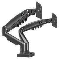 Suporte de Mesa Articulado para 2 Monitores de 17" a 35", ELG, Ajuste de altura com Pistão a Gás - F160N
