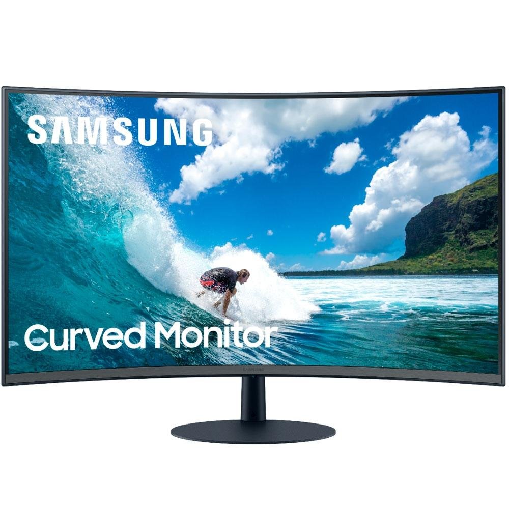 Monitor Samsung 31.5' LED, Curvo, Full HD, HDMI/DisplayPort, Ajuste de Ângulo, FreeSync, Som Integrado - LC32T550FDLXZD Monitor Samsung 31.5' LED, Curvo, Full HD, HDMI/DisplayPort, Ajuste de Ângulo, FreeSync, Som Integrado - LC32T550FDLXZD