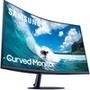 Monitor Samsung 31.5' LED, Curvo, Full HD, HDMI/DisplayPort, Ajuste de Ângulo, FreeSync, Som Integrado - LC32T550FDLXZD
