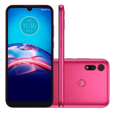 Menor preço em Smartphone Motorola Moto E6S, 32GB, 13MP, Tela 6.1´, Pink + Capa Protetora - PAJD0060BR