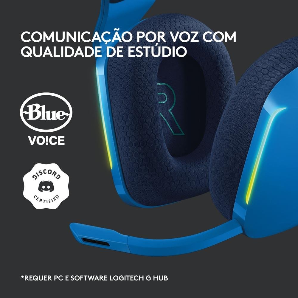 ヘッドホン g733 Headset Gamer Sem Fio Logitech G733 7.1 Dolby Surround RGB