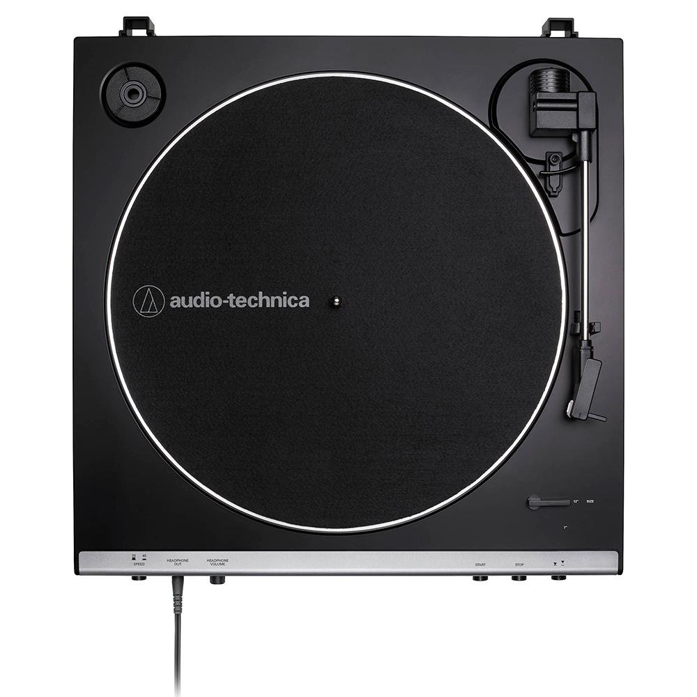 Toca Discos Audio-Technica Automático, Belt-Drive, Fone de Ouvido, Grafite - AT-LP60XHP-GM Toca Discos Audio-Technica Automático, Belt-Drive, Fone de Ouvido, Grafite - AT-LP60XHP-GM