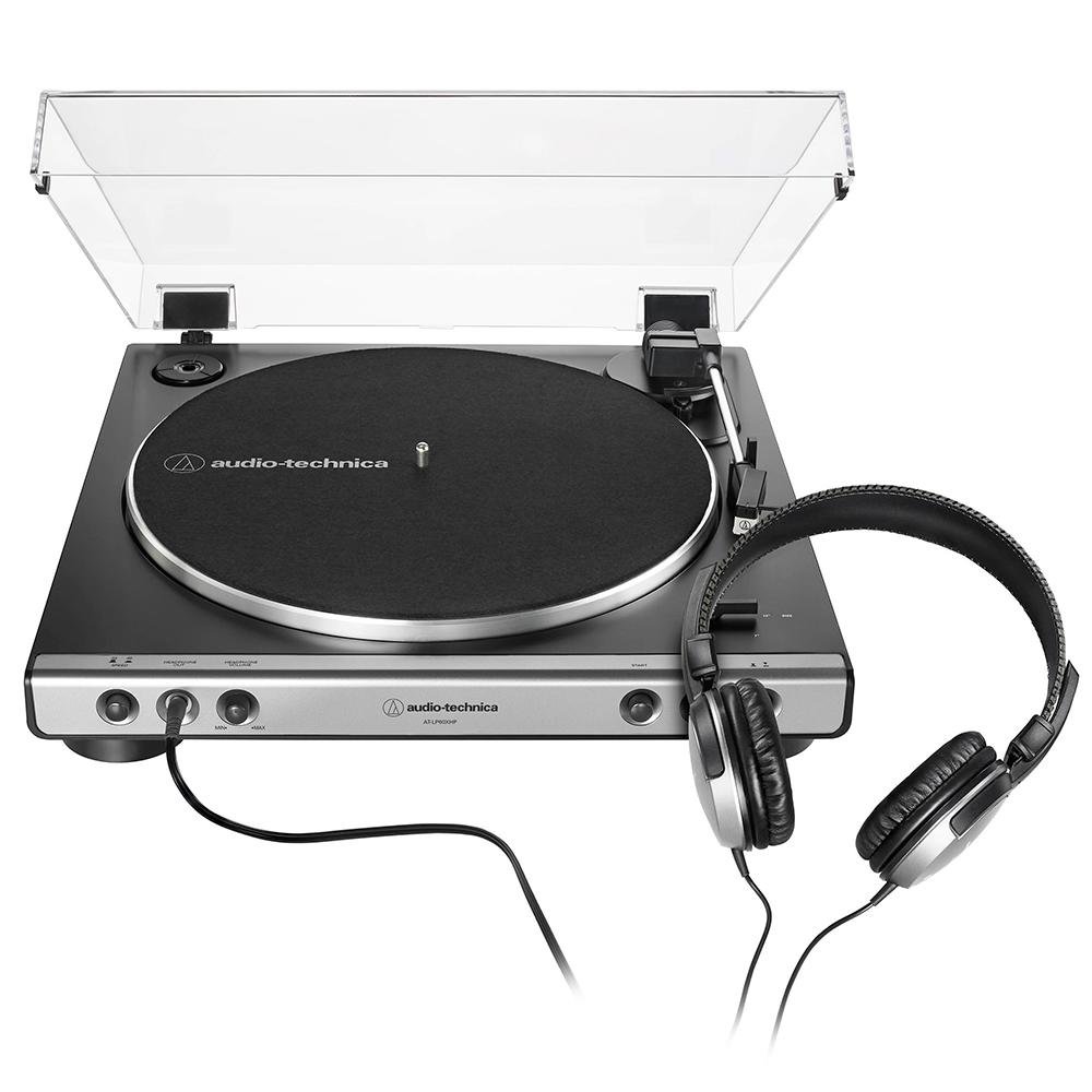 Toca Discos Audio-Technica Automático, Belt-Drive, Fone de Ouvido, Grafite - AT-LP60XHP-GM Toca Discos Audio-Technica Automático, Belt-Drive, Fone de Ouvido, Grafite - AT-LP60XHP-GM