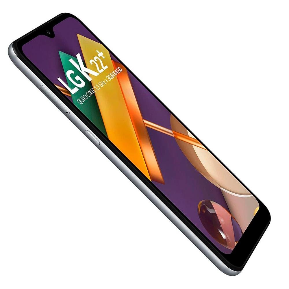 Smartphone LG K22 Plus, 64GB, 13MP, Tela 6.2´, Titanio - LMK200BAW