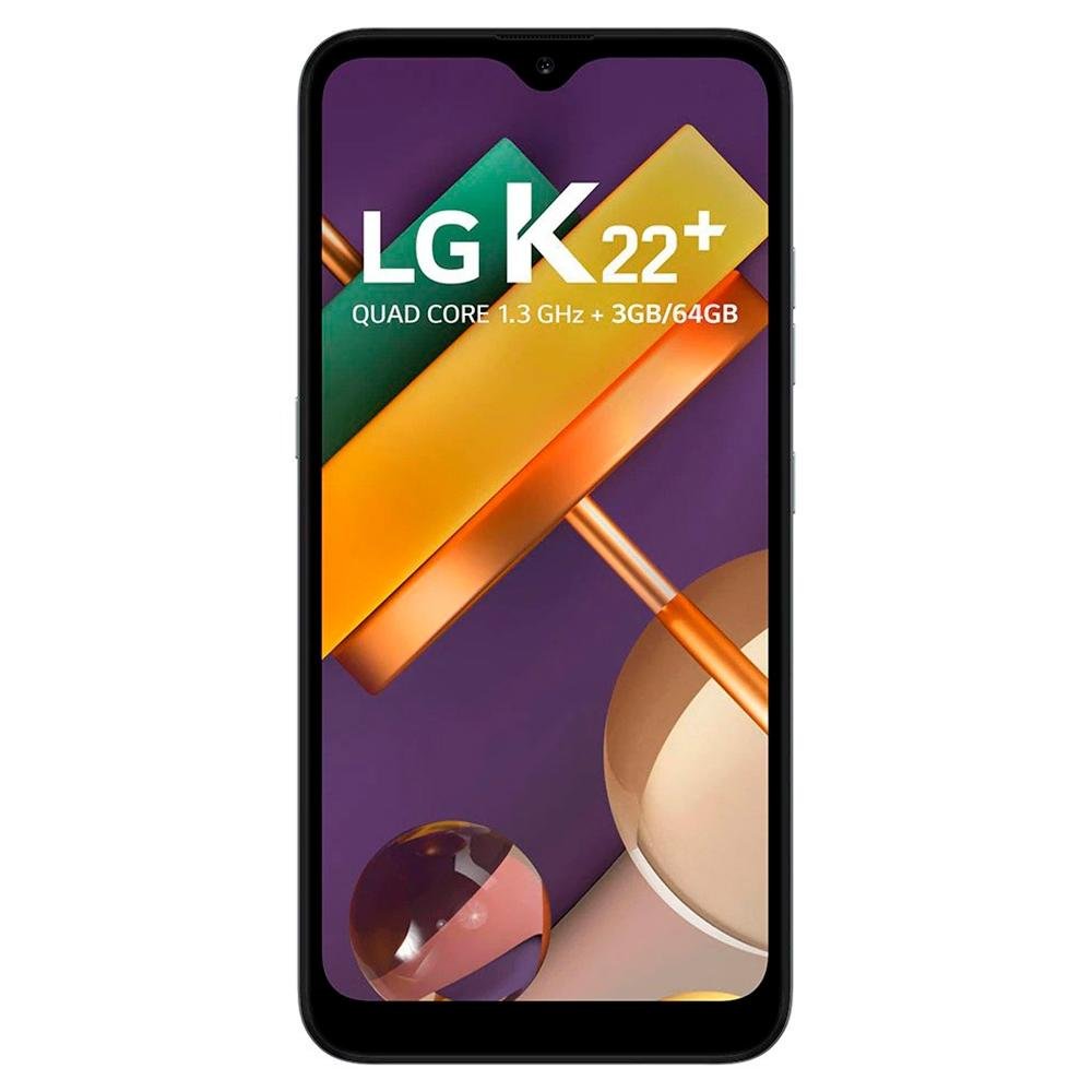 Smartphone LG K22 Plus, 64GB, 13MP, Tela 6.2´, Titanio - LMK200BAW