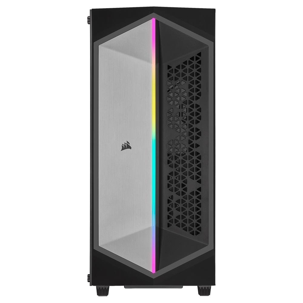 Gabinete Gamer Corsair 470T, Mid Tower, RGB, ATX, Lateral em Vidro Temperado, Com Fan, Preto - CC-9011215-WW Gabinete Gamer Corsair 470T, Mid Tower, RGB, ATX, Lateral em Vidro Temperado, Com Fan, Preto - CC-9011215-WW