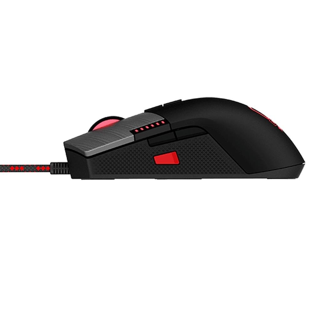 Mouse Gamer AOC Agon AGM700, RGB, 16000 DPI, 8 Botões, Preto - AGM700DRCB