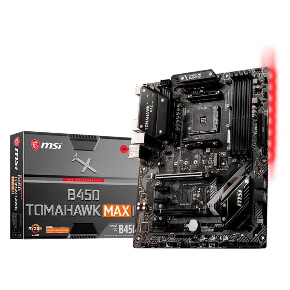 Ryzen5 3600 CPU + マザボ(B450 TOMAHAWK MAX) placa-mae-msi-b450-tomahawk-