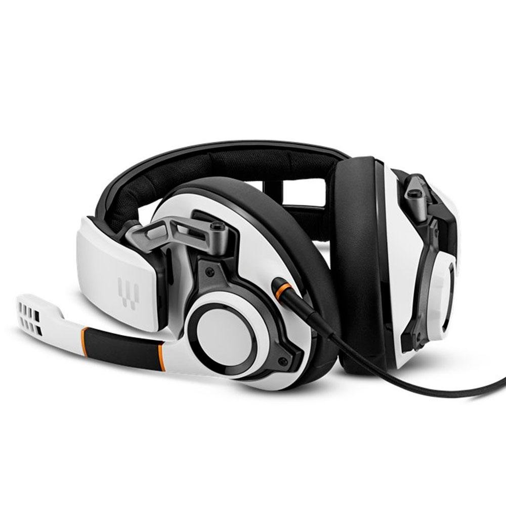 Headset Gamer Epos Sennheiser GSP 601, P2, Preto/Branco- 1000413