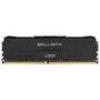 Memória RAM Crucial Ballistix, 8GB, 2666MHz, DDR4, CL16, Preto - BL8G26C16U4B