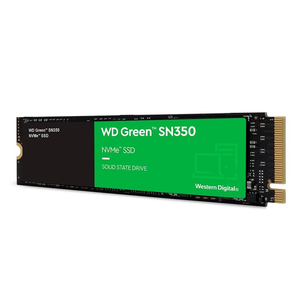 SSD WD Green PC SN350, 240GB, PCIe, NVMe, Leitura: 2400MB/s e Gravação: 900MB/s, Preto - WDS240G2G0C SSD WD Green PC SN350, 240GB, PCIe, NVMe, Leitura: 2400MB/s e Gravação: 900MB/s, Preto - WDS240G2G0C