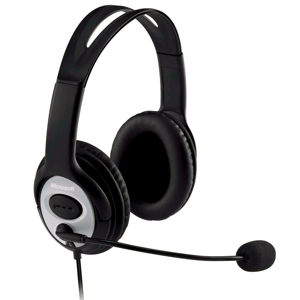 Headset Microsoft LifeChat LX3000 com Microfone, USB - JUG00013 Headset Microsoft LifeChat LX3000 com Microfone, USB - JUG00013