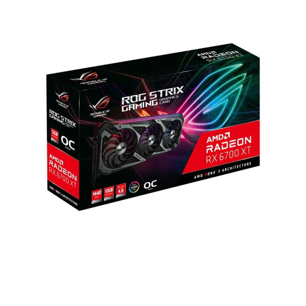 Placa de Vídeo ASUS AMD Radeon RX 6700 XT | KaBuM!