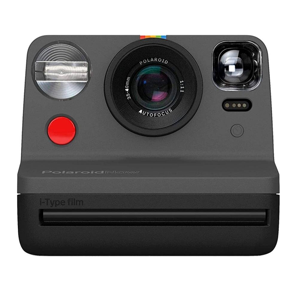 POLAROID Land Camera ブラック フラッシュ Câmera Fotográfica Polaroid Now com Impressão Instantânea, Preto