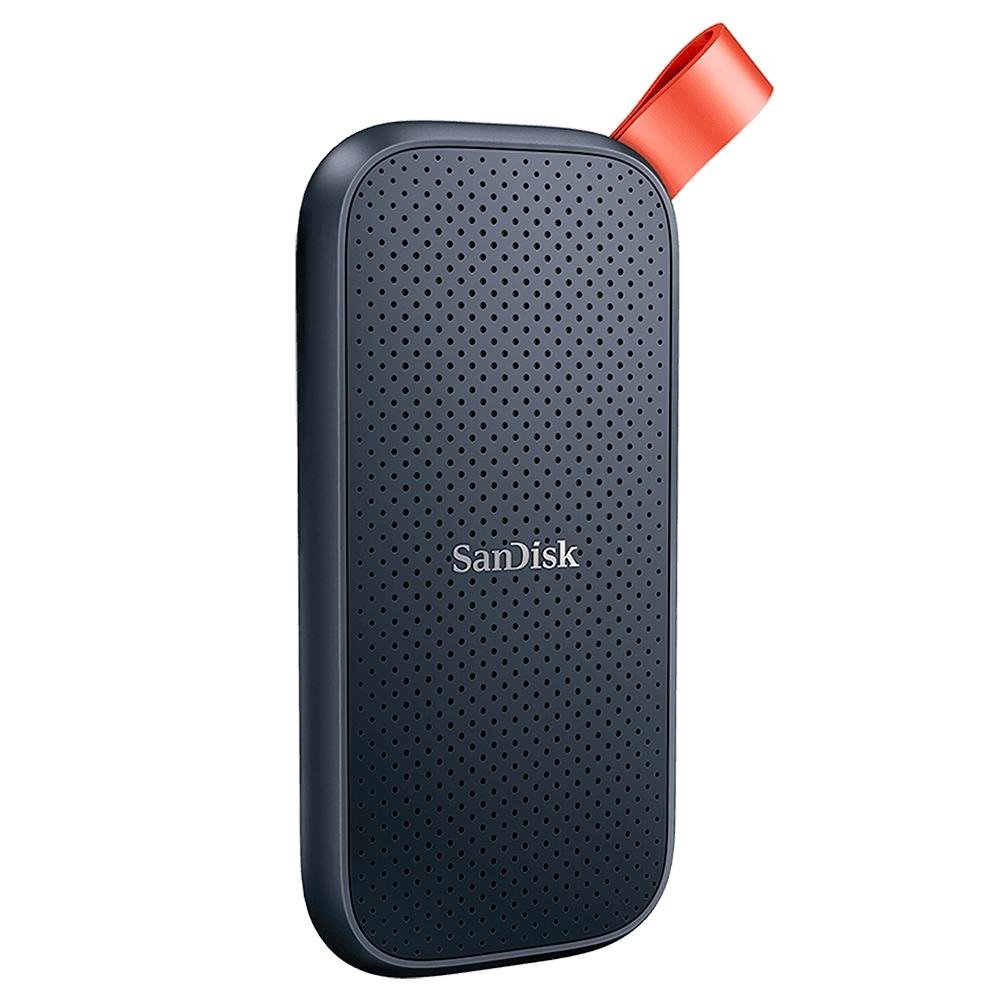 SSD Externo Portátil Sandisk, 480GB, USB, Leitura: 520MB/s, Preto e Laranja - SDSSDE30-480G-G25 SSD Externo Portátil Sandisk, 480GB, USB, Leitura: 520MB/s, Preto e Laranja - SDSSDE30-480G-G25