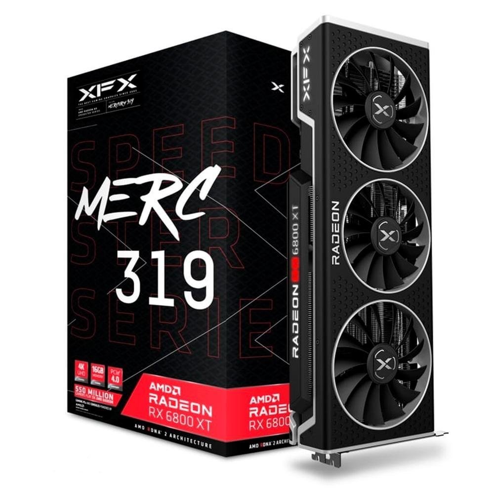 Placa de Vídeo RX 6800 XT XFX Speedster MERC319 AMD Radeon CORE