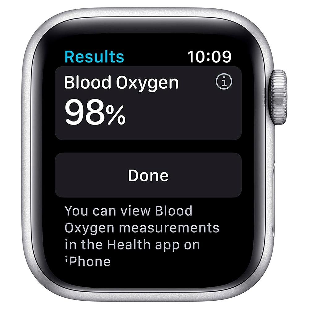 Apple Watch S6 44MM GPS com Case de Alumínio Silver e Sport Band Branco - M00D3LL/A Apple Watch S6 44MM GPS com Case de Alumínio Silver e Sport Band Branco - M00D3LL/A
