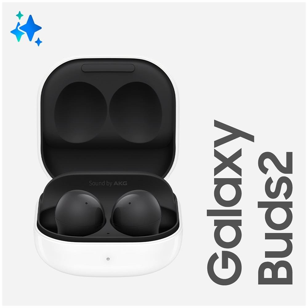 Fone de Ouvido Sem Fio Samsung Galaxy Buds 2, Cancelamento de Ruído Ativo, Preto - SM-R177NZKPZTO Fone de Ouvido Sem Fio Samsung Galaxy Buds 2, Cancelamento de Ruído Ativo, Preto - SM-R177NZKPZTO