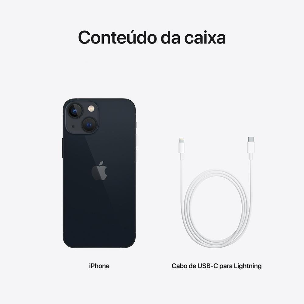iPhone 13 mini de 512GB, Meia Noite e 5G | KaBuM!