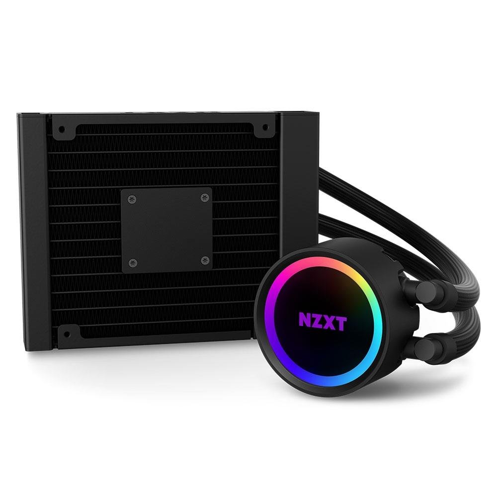 Water Cooler NZXT Kraken 120, RGB, 120mm, AMD/Intel, Preto - RL-KR120-B1