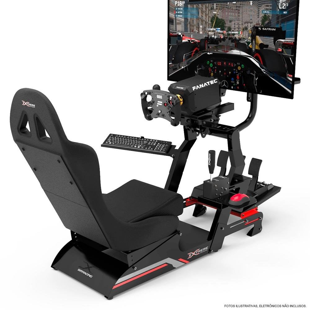 Cockpit Extreme Racing Virtual Experience VE.3, Estação Completa com ...