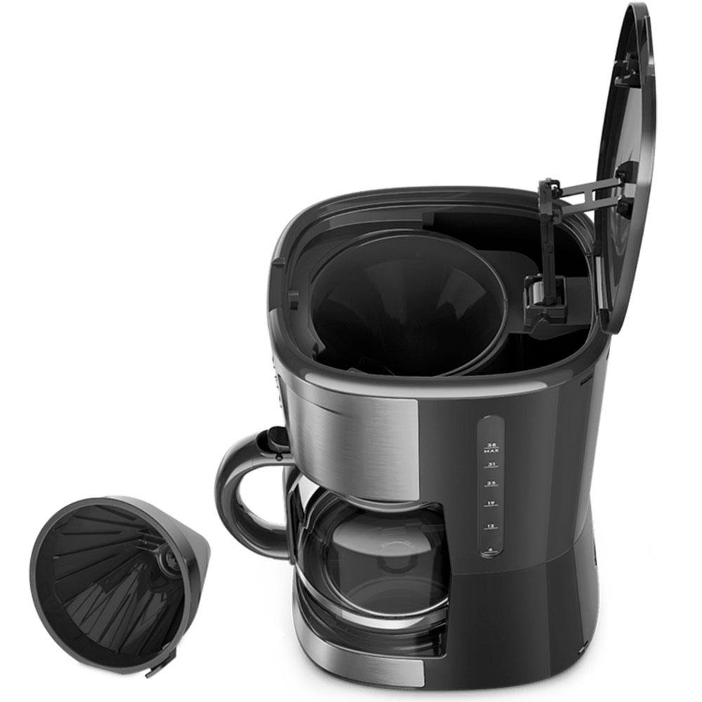 Cafeteira Elétrica Digital Electrolux, Timer, Programável, 220V, Preto e Inox - ECM30
