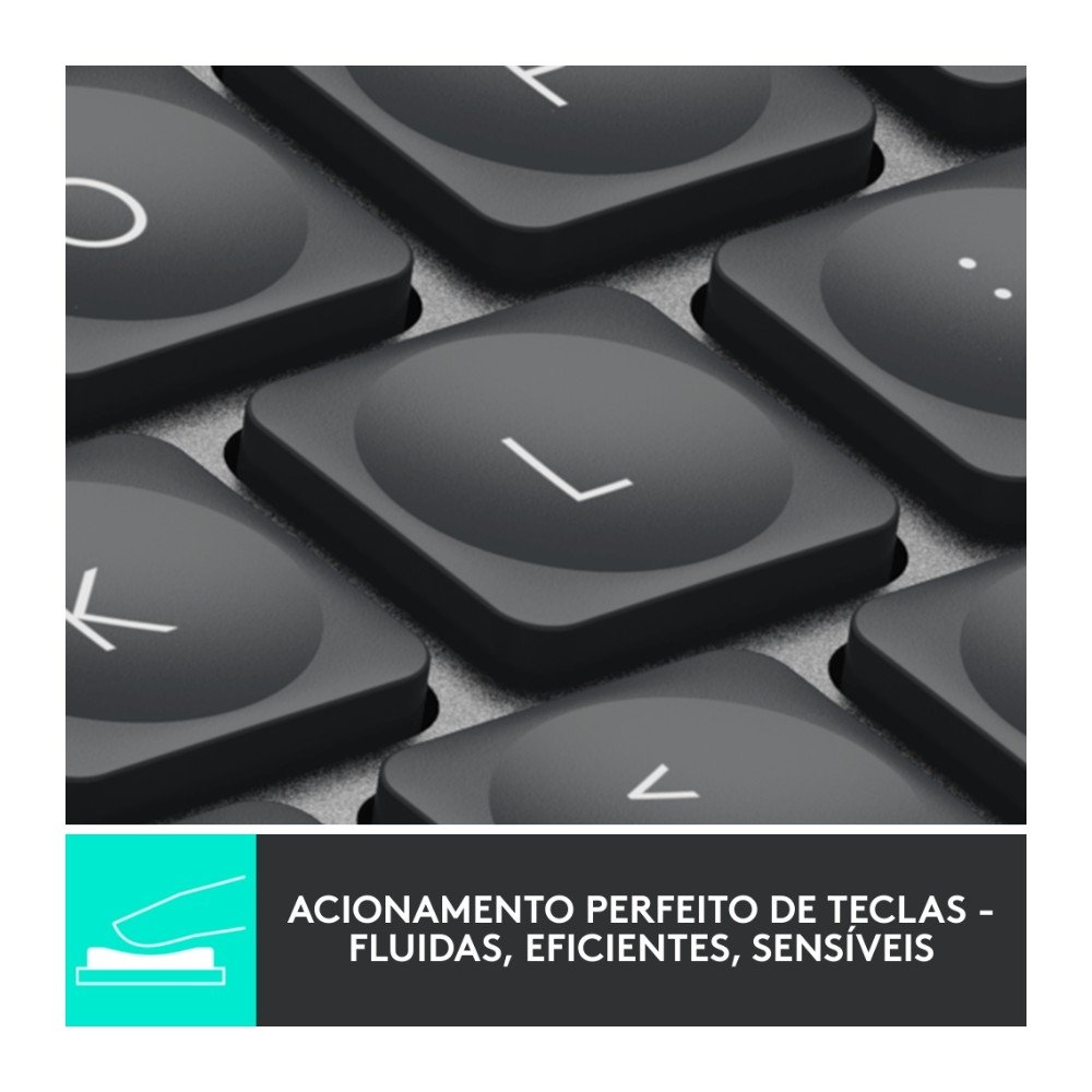 Teclado Sem Fio Logitech MX Keys Mini, Iluminação Smart, Bluetooth, USB, Easy-Switch, Recarregável, Grafite - 920-010505 Teclado Sem Fio Logitech MX Keys Mini, Iluminação Smart, Bluetooth, USB, Easy-Switch, Recarregável, Grafite - 920-010505