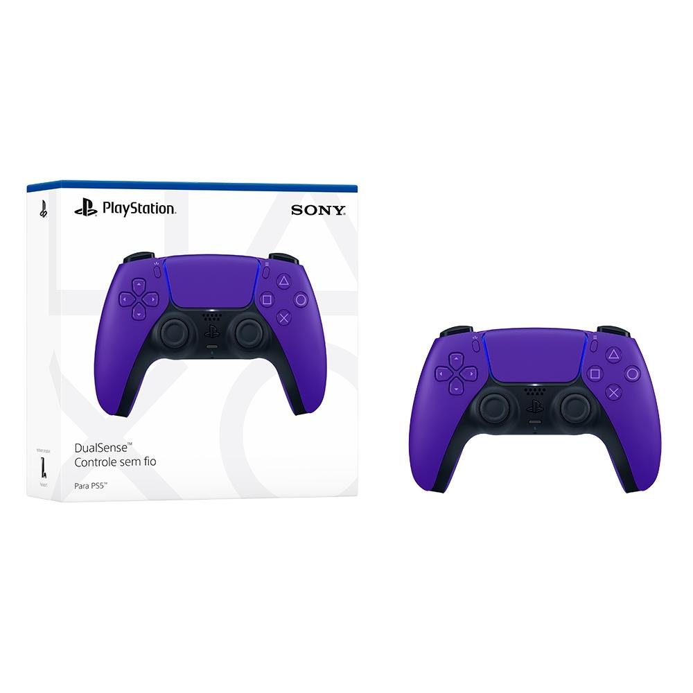 Controle Sem Fio Sony PS5 Galactic Purple | KaBuM!