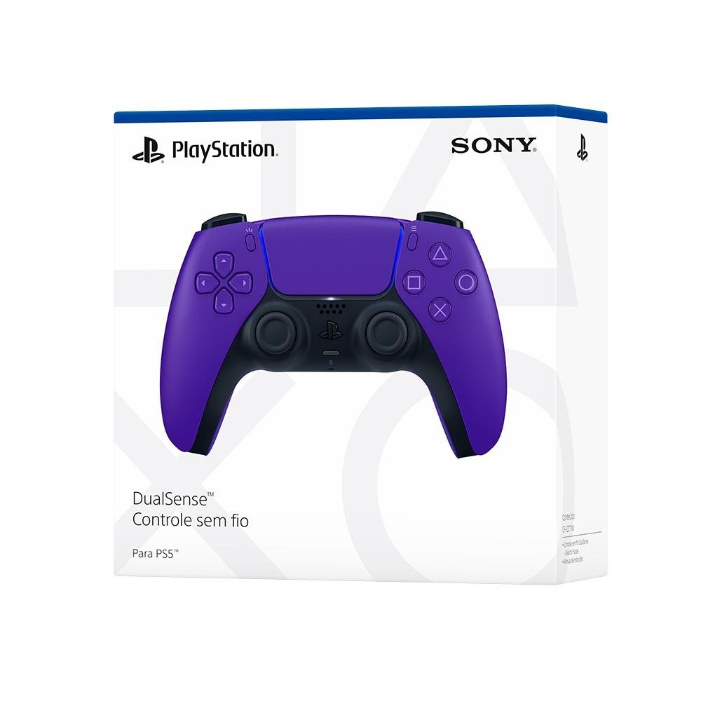 PS5 Dual Sense ワイヤレスコントローラー  パープル Controle Sem Fio Sony PS5 Galactic Purple | KaBuM!