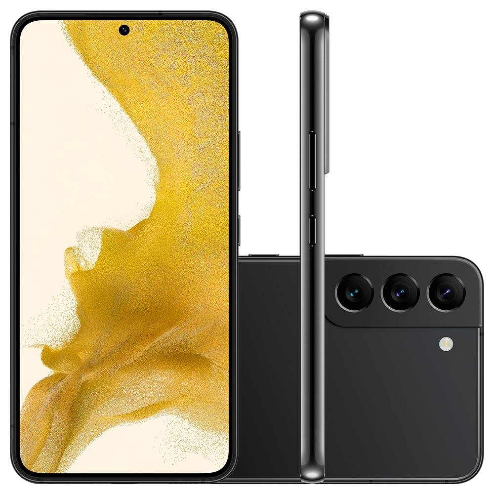 Smartphone Samsung Galaxy S22 128GB Preto | KaBuM!