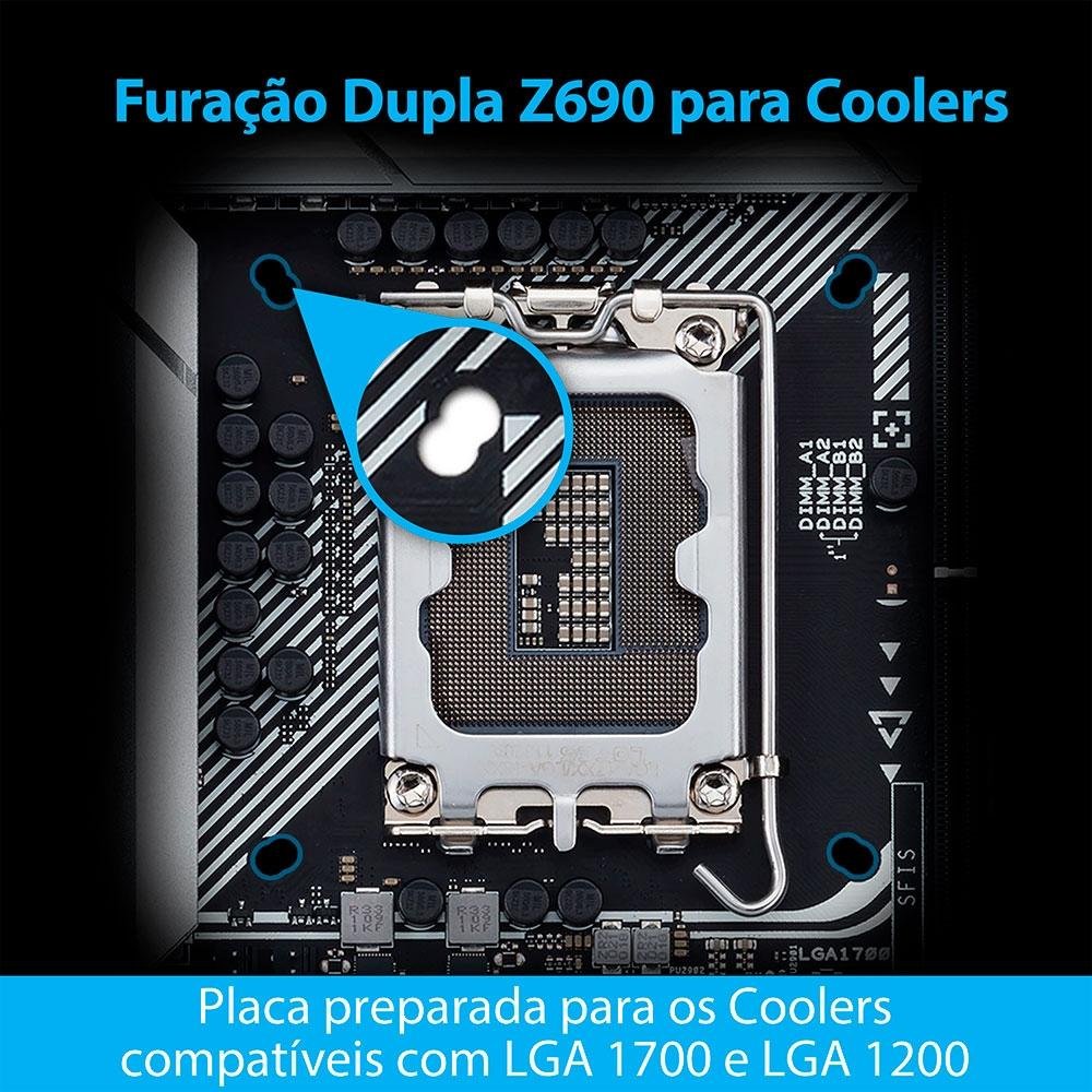 Placa-Mãe Asus Prime Z690-P D4, ATX | KaBuM!