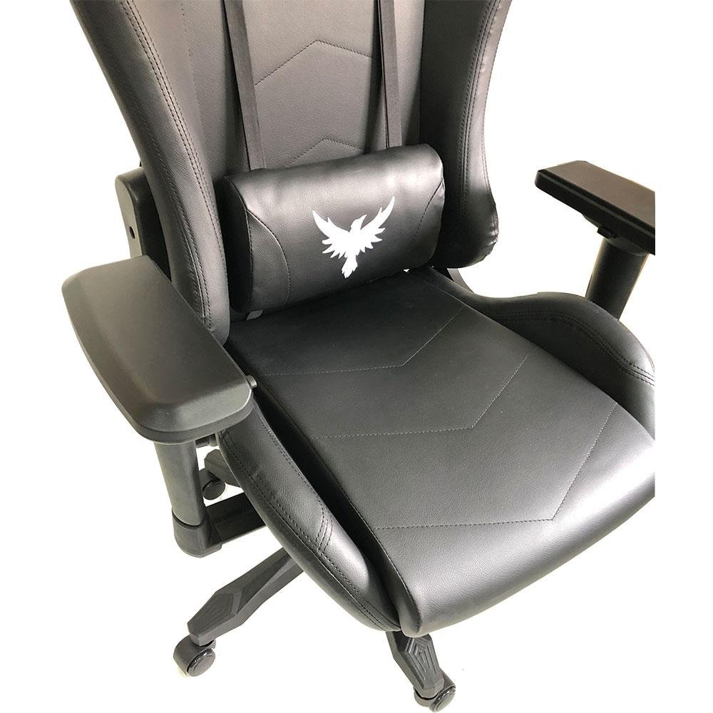 Cadeira Gamer Flexinter Raven X-10, Preto | KaBuM!